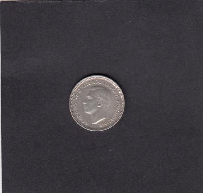 Beschrijving: 3 Pence GEORGIUS VI